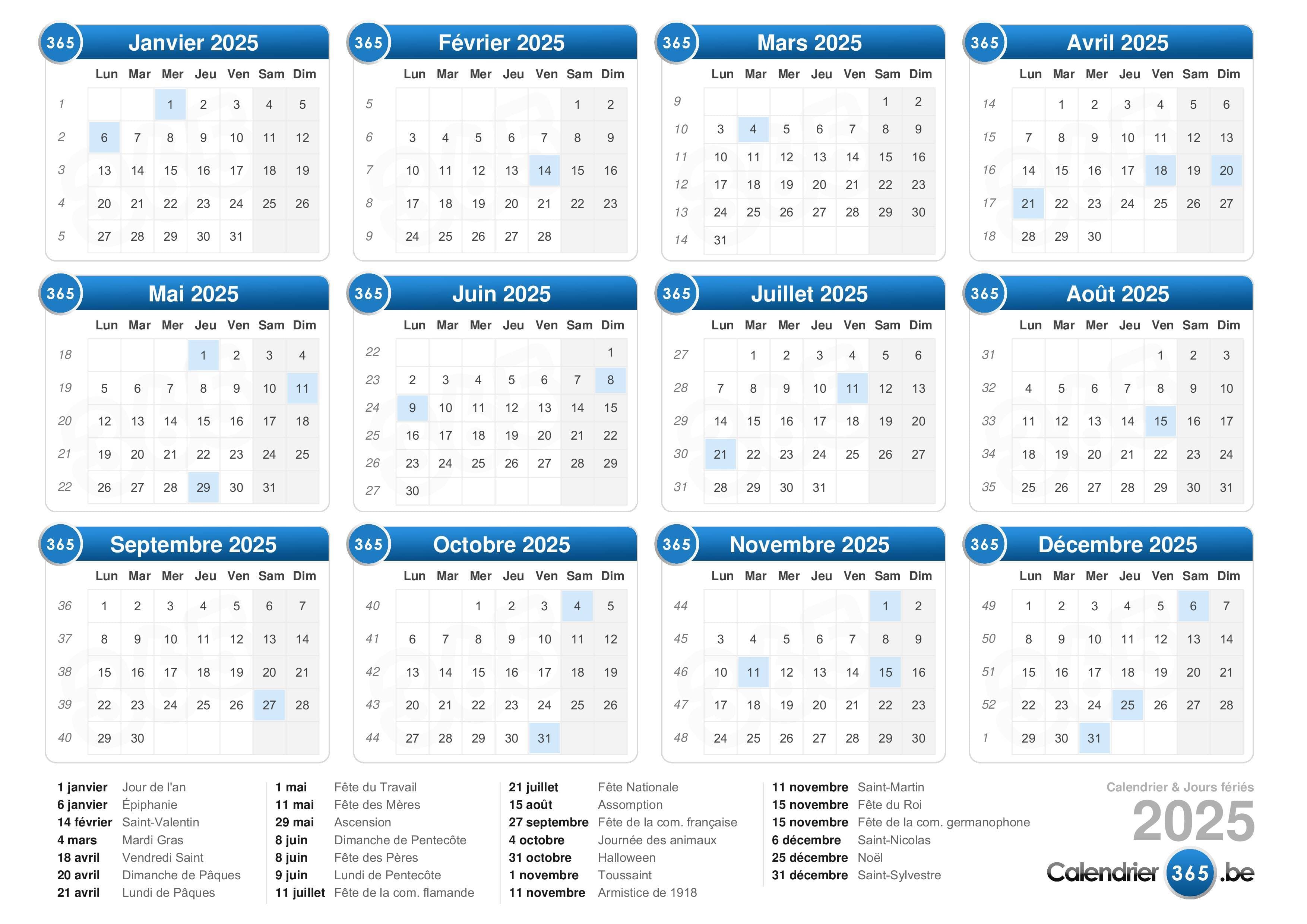 Calendrier