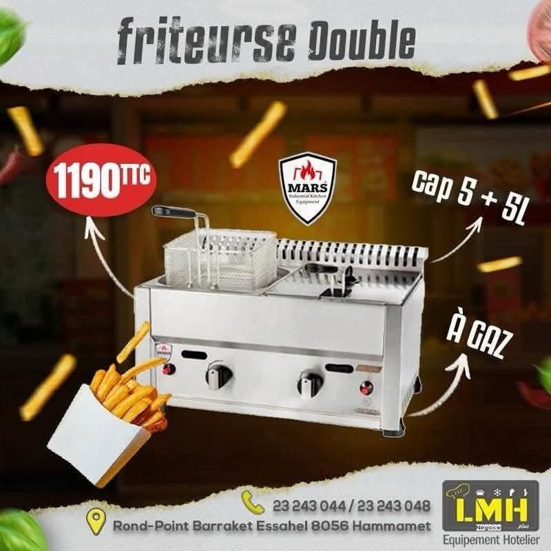 Friteuse Double