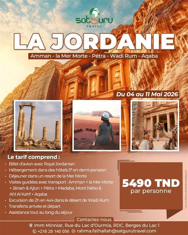 Voyage en Jordanie